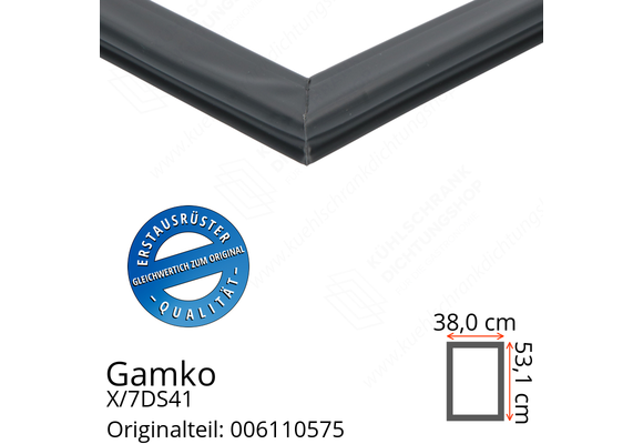Gamko X/7DS41 Schubladendichtung 53,1 x 38,0 cm