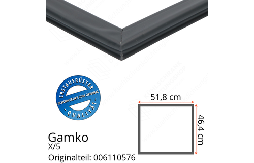 Gamko X/5 Türdichtung 46,4 x 51,8 cm