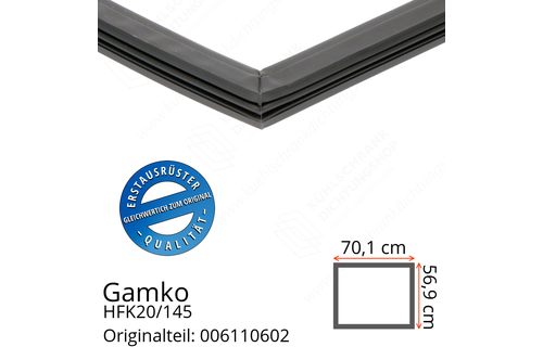 Gamko HFK20/145 Türdichtung 56,9 x 70,1 cm