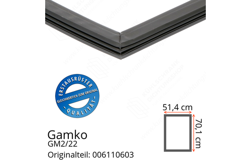 Gamko GM2/22 Türdichtung 70,1 x 51,4 cm