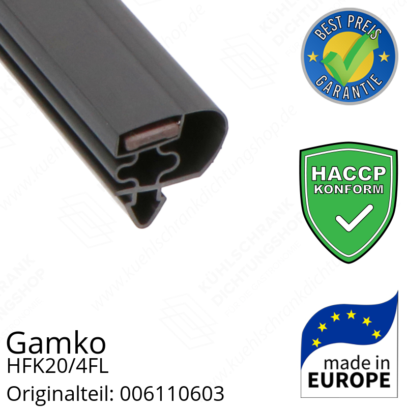 Gamko HFK20/4FL Türdichtung 70,1 x 51,4 cm