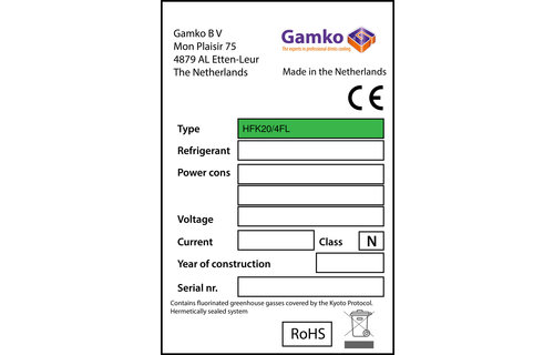 Gamko HFK20/4FL Türdichtung 70,1 x 51,4 cm