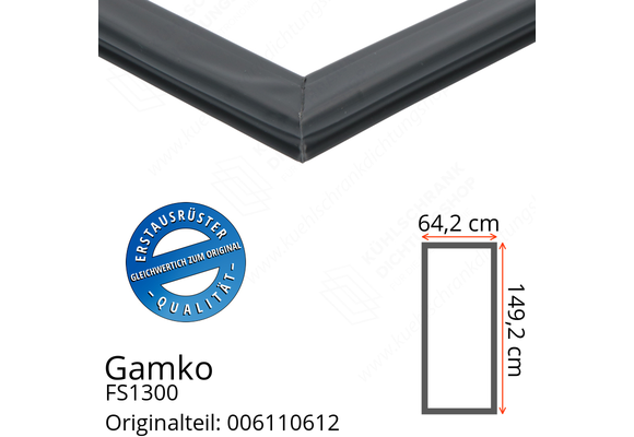 Gamko FS1300 Türdichtung 149,2 x 64,2 cm