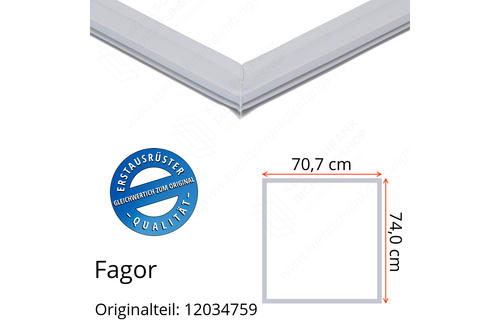 Fagor Türdichtung 74,0 x 70,7 cm Ersatzteil: 12034759 für verschiedene Modelle
