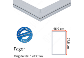 Fagor Türdichtung 77,5 x 46,0 cm Ersatzteil: 12035142 für verschiedene Modelle