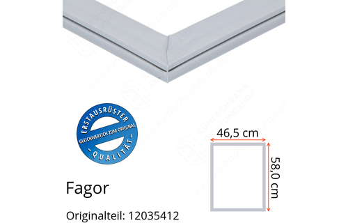 Fagor Türdichtung 58,0 x 46,5 cm Ersatzteil: 12035412 für verschiedene Modelle