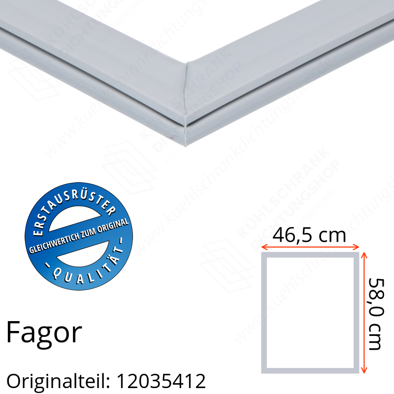 Fagor Türdichtung 58,0 x 46,5 cm Ersatzteil: 12035412 für verschiedene Modelle
