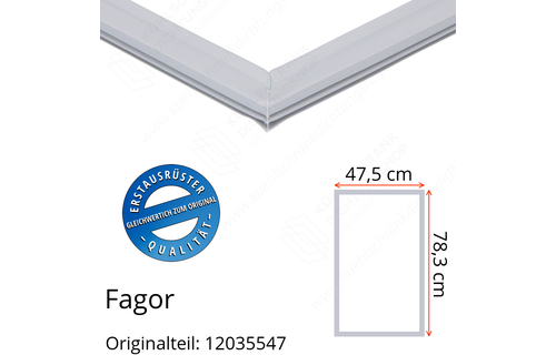 Fagor Türdichtung 78,3 x 47,5 cm Ersatzteil: 12035547 für verschiedene Modelle