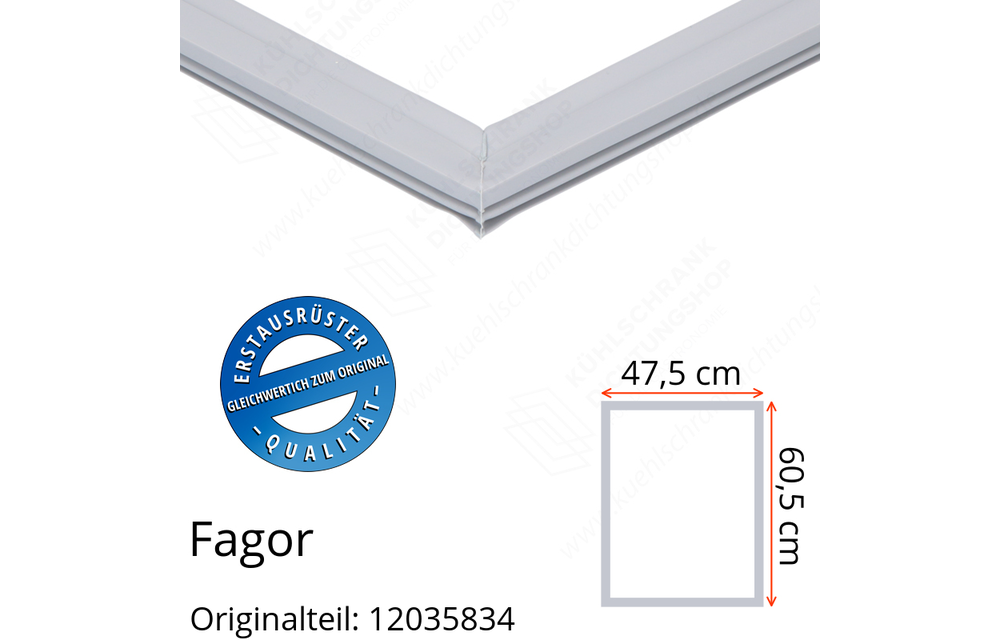 Fagor Türdichtung 60,5 x 47,5 cm Ersatzteil: 12035834 für verschiedene Modelle