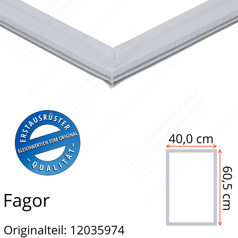 Fagor Türdichtung 60,5 x 40,0 cm Ersatzteil: 12035974 für verschiedene Modelle