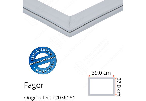 Fagor Schubladendichtung 27,0 x 39,0 cm Ersatzteil: 12036161 für verschiedene Modelle