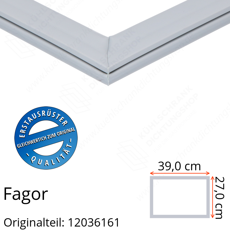 Fagor Schubladendichtung 27,0 x 39,0 cm Ersatzteil: 12036161 für verschiedene Modelle