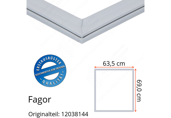 Fagor Türdichtung 69,0 x 63,5 cm Ersatzteil: 12038144 für verschiedene Modelle