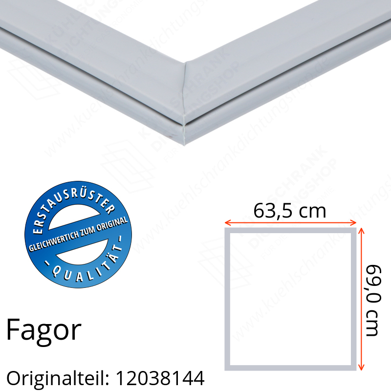 Fagor Türdichtung 69,0 x 63,5 cm Ersatzteil: 12038144 für verschiedene Modelle