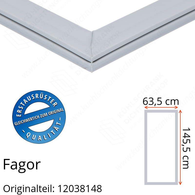 Fagor Türdichtung 145,5 x 63,5 cm Ersatzteil: 12038148 für verschiedene Modelle