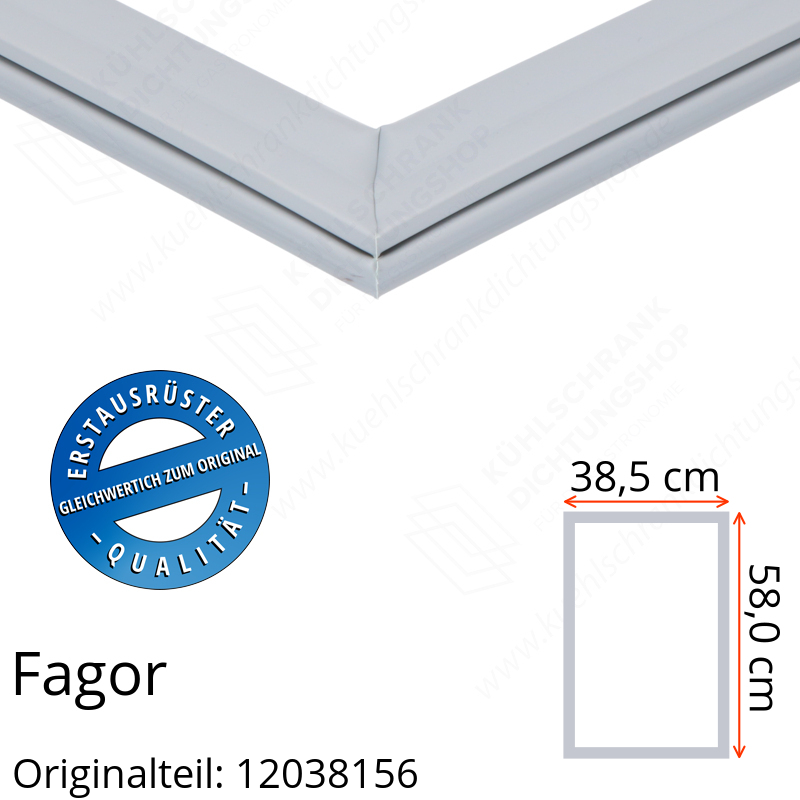 Fagor Türdichtung 58,0 x 38,5 cm Ersatzteil: 12038156 für verschiedene Modelle
