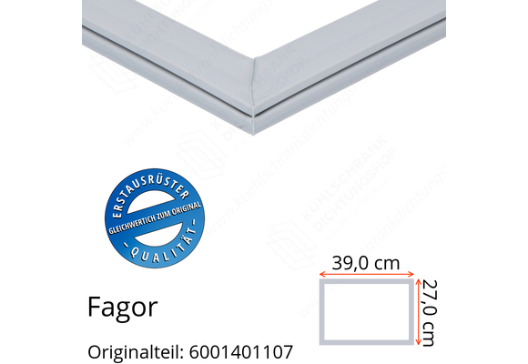 Fagor Schubladendichtung 27,0 x 39,0 cm Ersatzteil: 6001401107 für verschiedene Modelle