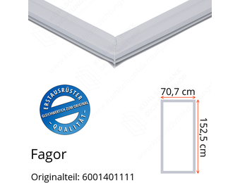 Fagor Türdichtung 152,5 x 70,7 cm Ersatzteil: 6001401111 für verschiedene Modelle