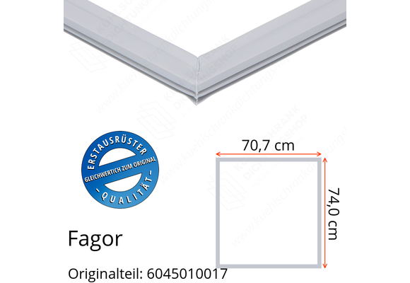 Fagor Türdichtung 74,0 x 70,7 cm Ersatzteil: 6045010017 für verschiedene Modelle