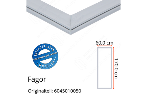 Fagor Türdichtung 170,0 x 60,0 cm Ersatzteil: 6045010050 für verschiedene Modelle