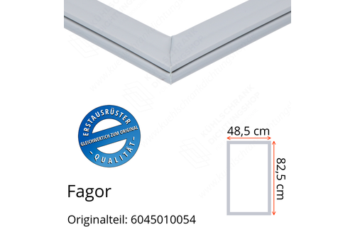 Fagor Türdichtung 82,5 x 48,5 cm Ersatzteil: 6045010054 für verschiedene Modelle