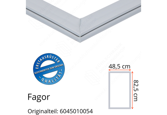 Fagor Türdichtung 82,5 x 48,5 cm Ersatzteil: 6045010054 für verschiedene Modelle