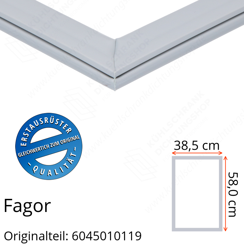 Fagor Türdichtung 58,0 x 38,5 cm Ersatzteil: 6045010119 für verschiedene Modelle