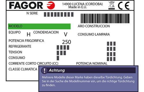 Fagor Türdichtung 77,5 x 46,0 cm Ersatzteil: 6045010124 für verschiedene Modelle