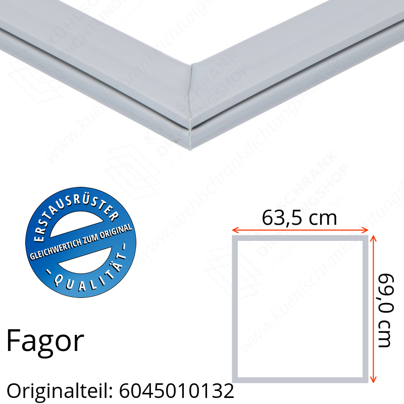 Fagor Türdichtung 69,0 x 63,5 cm Ersatzteil: 6045010132 für verschiedene Modelle
