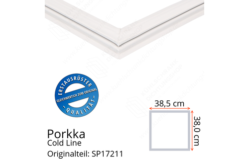 Porkka Cold Line Schubladendichtung 38,0 x 38,5 cm