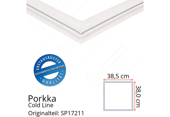 Porkka Cold Line Schubladendichtung 38,0 x 38,5 cm
