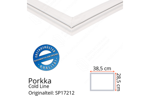 Porkka Cold Line Schubladendichtung 28,5 x 38,5 cm