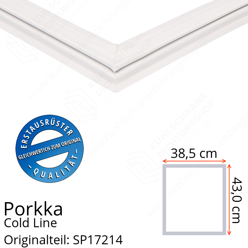 Porkka Cold Line Schubladendichtung 43,0 x 38,5 cm