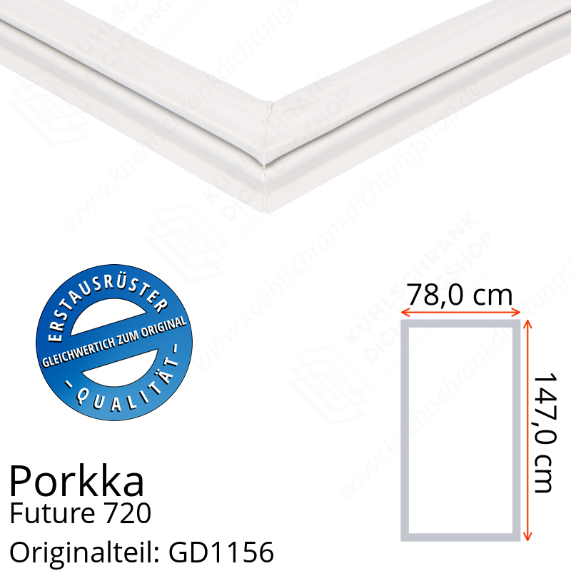 Porkka Future 720 Türdichtung 147,0 x 78,0 cm