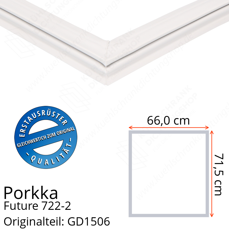 Porkka Future 722-2 Türdichtung 71,5 x 66,0 cm