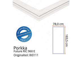 Porkka Future RIC 960 E Türdichtung 183,5 x 78,0 cm