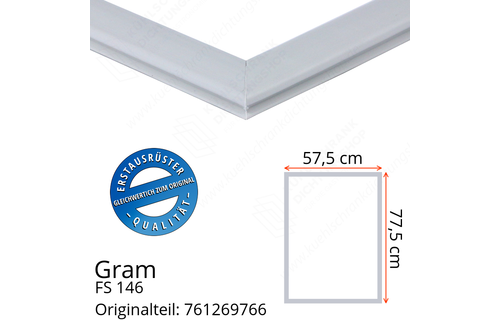 Gram FS 146 Türdichtung 77,5 x 57,5 cm
