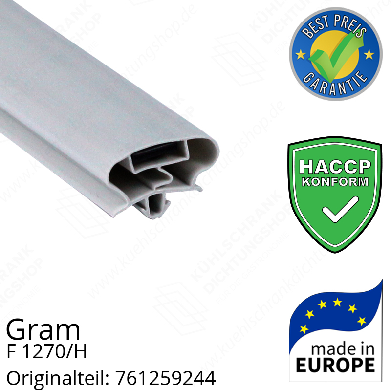 Gram F 1270/H Türdichtung 155,0 x 65,0 cm