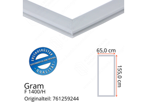 Gram F 1400/H Türdichtung 155,0 x 65,0 cm