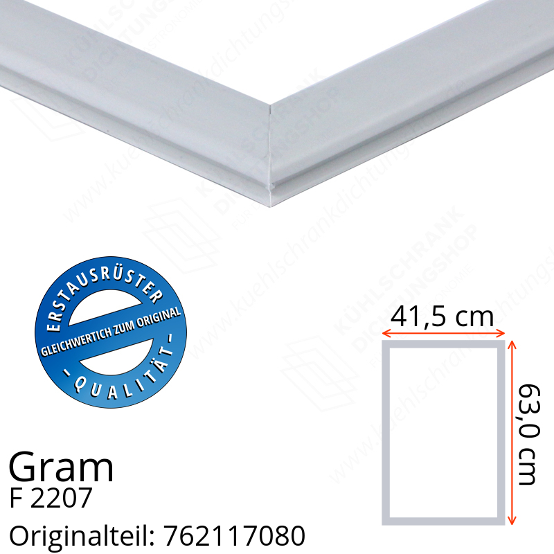 Gram F 2207 Türdichtung 63,0 x 41,5 cm