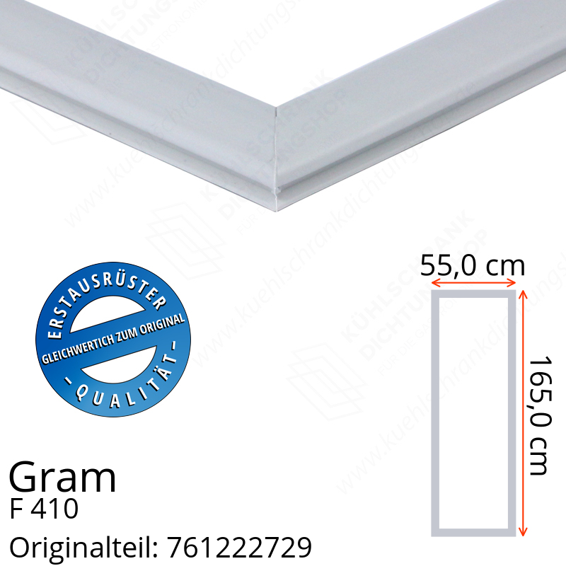 Gram F 410 Türdichtung 165,0 x 55,0 cm