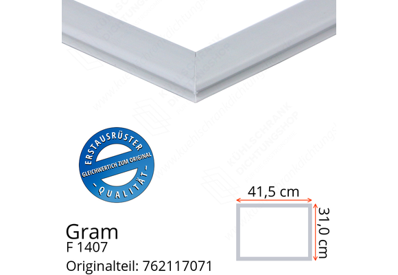 Gram F 1407 Schubladendichtung 31,0 x 41,5 cm
