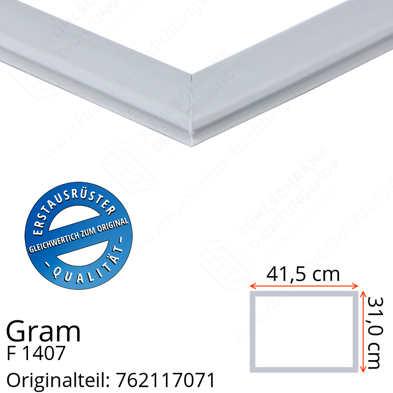 Gram F 1407 Schubladendichtung 31,0 x 41,5 cm