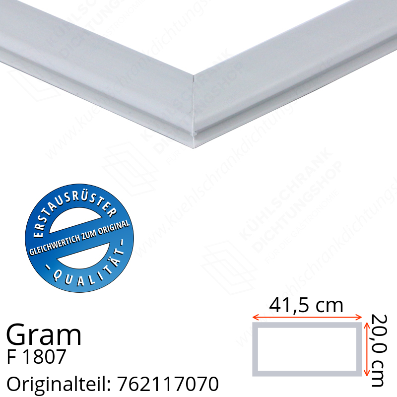Gram F 1807 Schubladendichtung 20,0 x 41,5 cm
