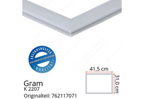 Gram K 2207 Schubladendichtung 31,0 x 41,5 cm
