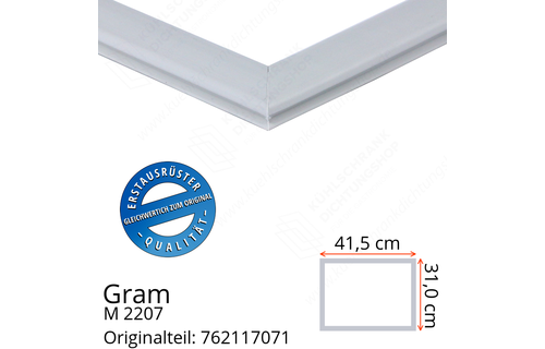 Gram M 2207 Schubladendichtung 31,0 x 41,5 cm