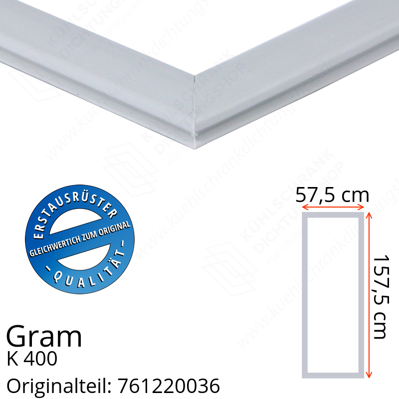 Gram K 400 Türdichtung 157,5 x 57,5 cm