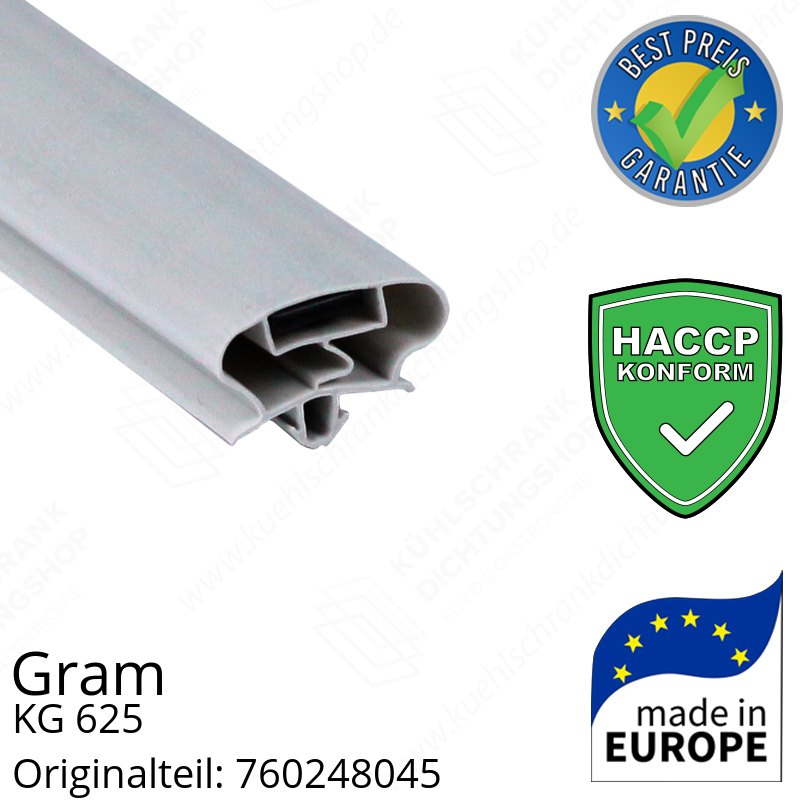 Gram KG 625 Türdichtung 147,0 x 76,5 cm