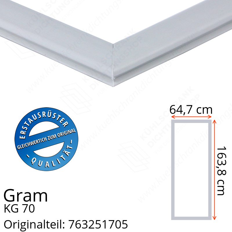 Gram KG 70 Türdichtung 163,8 x 64,7 cm