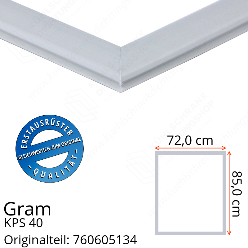 Gram KPS 40 Türdichtung 85,0 x 72,0 cm